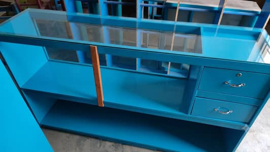 Shop Counters Set for Sale - Glass Display Counter & Cash Counter