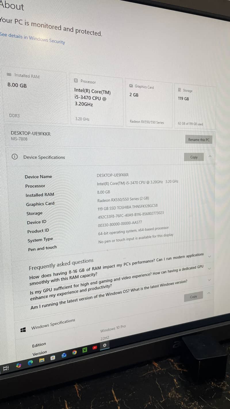 CUSTOM BUILT GAMING PC 2