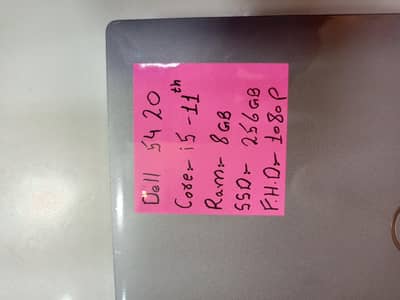 Dell 5420 i5 11gen 16gb ram 259gb ssd