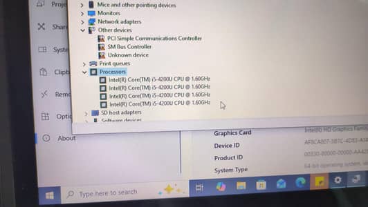 laptop I5 4th gen 10/10