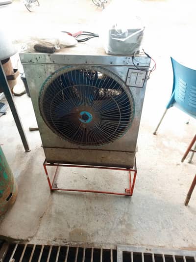 12 volt air cooler with supply with stand
