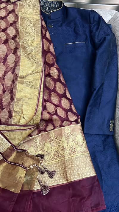 Almost new sherwani for sale - Branded