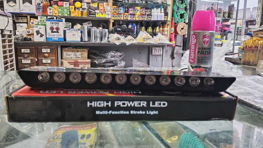 HIGH POWER LED MULTI FUNCTION STROBE LIGHT S12 0