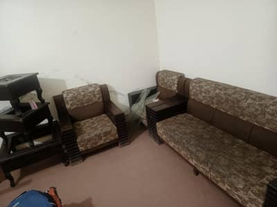 5 Seater Sofa with three tables in reasonable price