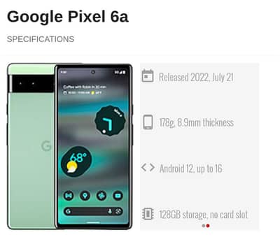 Google Pixel 6a
