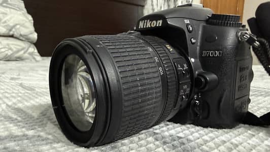 Nikon d7000 with 18-105 lens