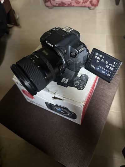 Canon 700D with 50mm f1.8 lens