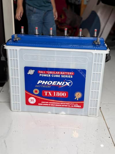 Phoenix TX1800 New battery in used price only 6 months used