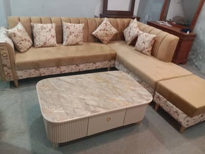 L shaped corner/7seter tawal fabric