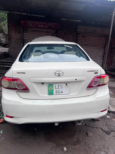 Toyota Corolla XLI 2012/ 03095402919 WhatsApp number