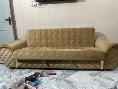 Sofa bed 9/10 condition good space  03221106393