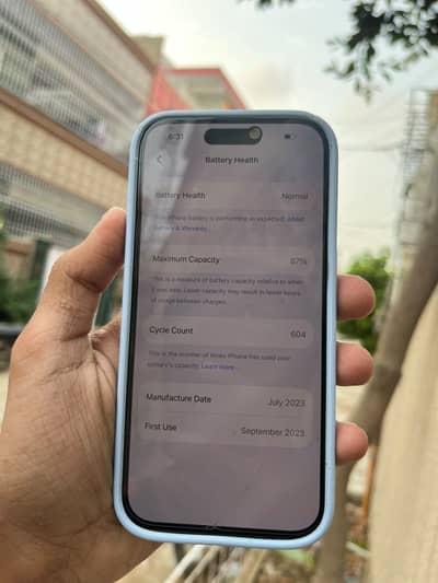 Apple iPhone 15 Pro 128GB Non-PTA 87% Battery Health