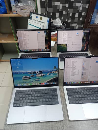 MACBOOK PRO M1 14 INCH 2021 16GB RAM 512GB SSD A PLUS GRAD 4 UNITS