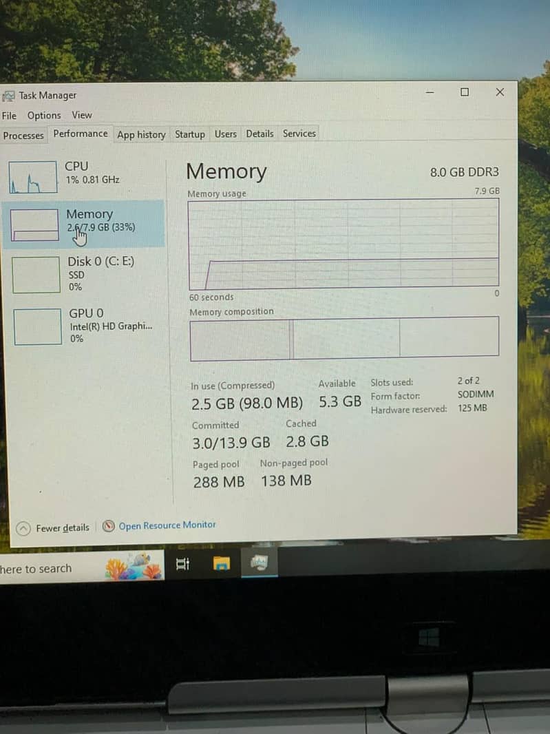 Intel Core I5 v pro 7