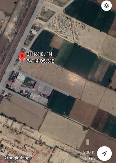 250 kanal Land For sale on Jia Bagga Road Link with pine Evenue Road Lahore