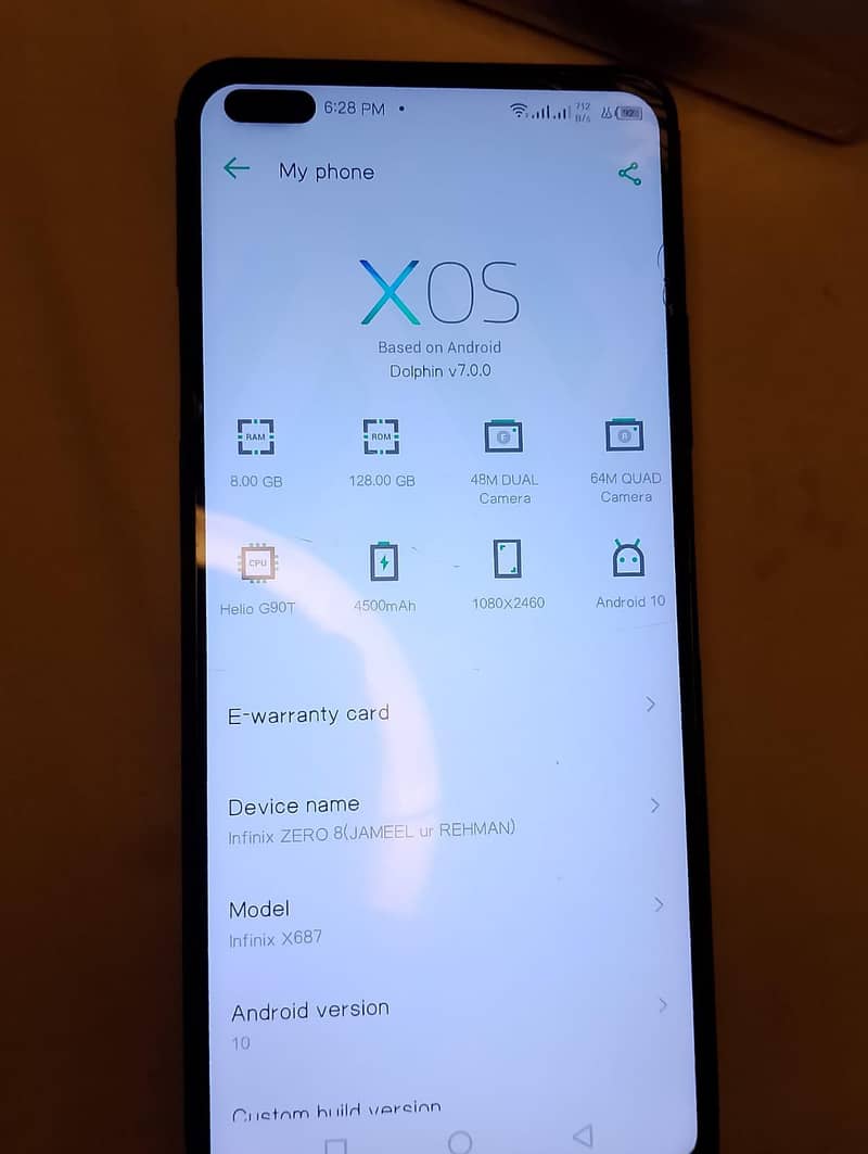 Infinix Zero 8 2