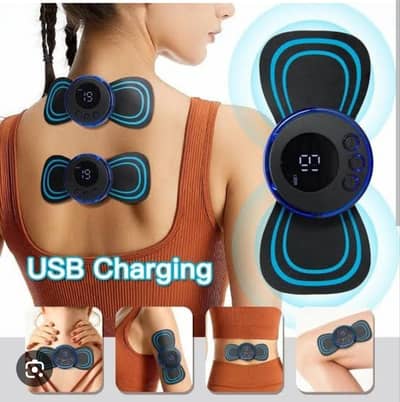 EMS Butterfly Massager Black Portable Rechargeable