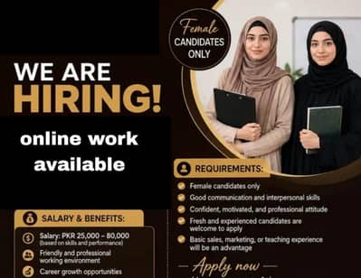 Online Work apni Marzi say time dyn