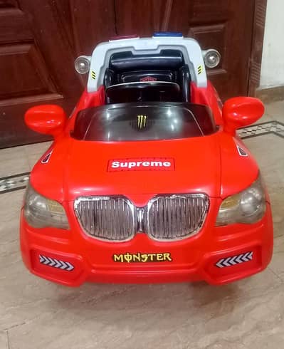Kids imported police fast car ( , music, battery,everything ok
