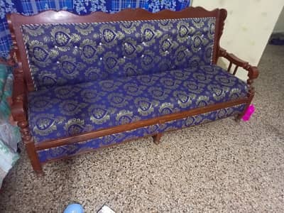 5 seater wood sofa set