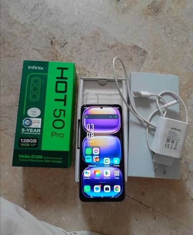 Infinix Hot 50 Pro 12=256 GB Memory