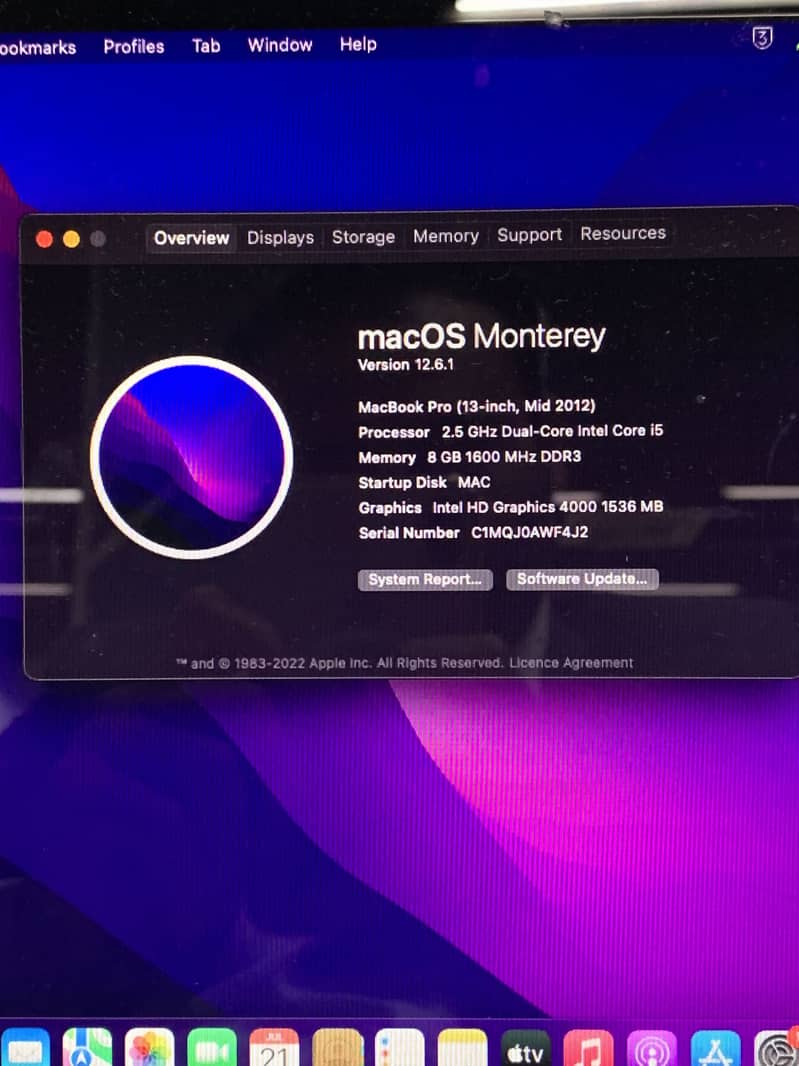 MacBook Pro 2012 3