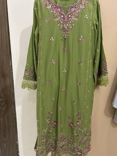3pc suit embroidered