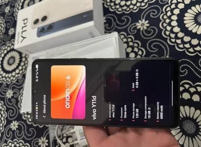 Vivo Y11D 4+4/128gb 1 month used With All ccessories