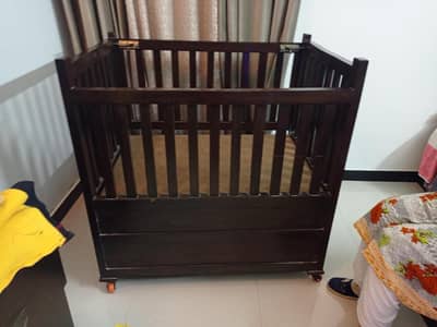 Premium Wooden Baby Cot | Special Order | 9/10 Condition