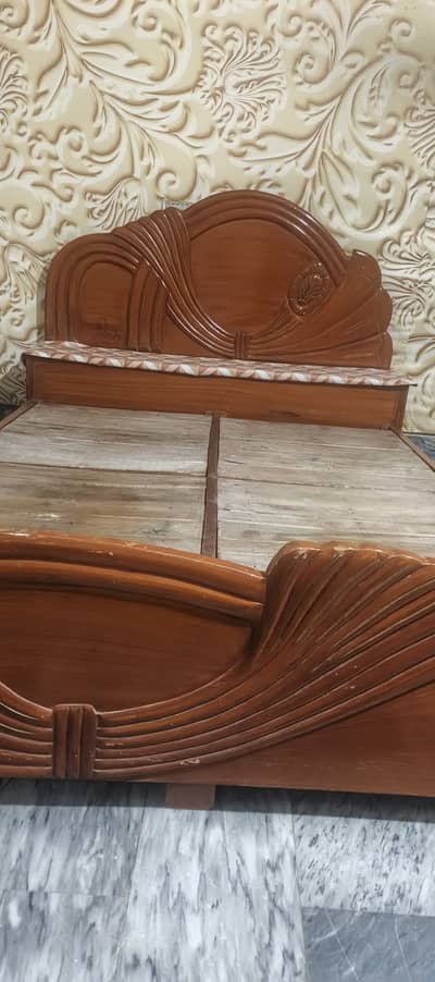 Used bed for sale pure wooden