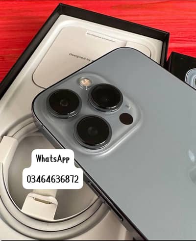 Apple iPhone 13 Pro 256GB PTA approved full box delivery all Pakistan