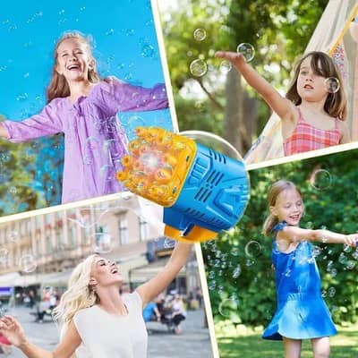 kids bubble blaster gun