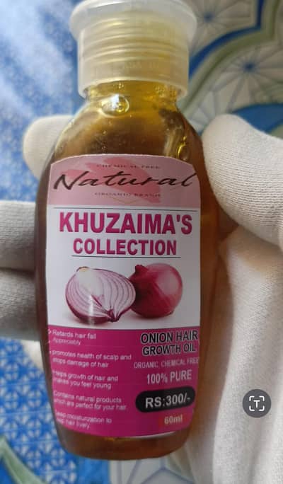 organic infused onion hair growth oil