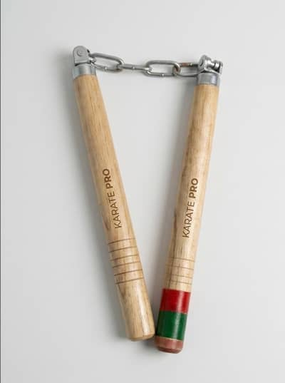 Wooden Nan-Chucks || Steel chain