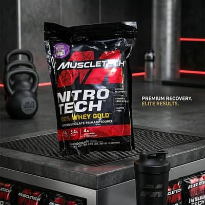 Nitro Tech Whey Protein Powder 1kg – Muscle Building & Recovery Formul