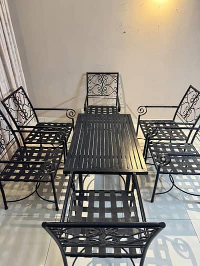 Custom Made Garden Chairs & Table Set