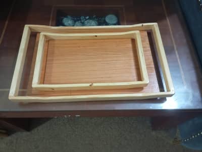 wooden tray