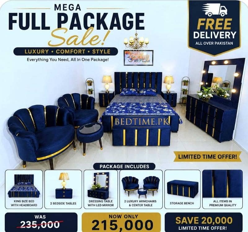 luxury bed set 1