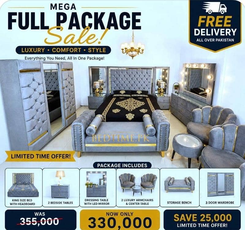 luxury bed set 3
