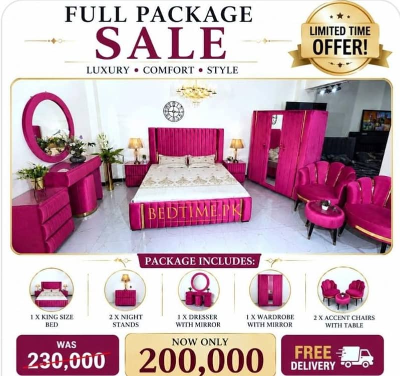 luxury bed set 4