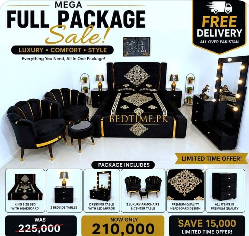 luxury bed set 5