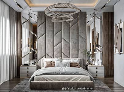 high quality bed wall
