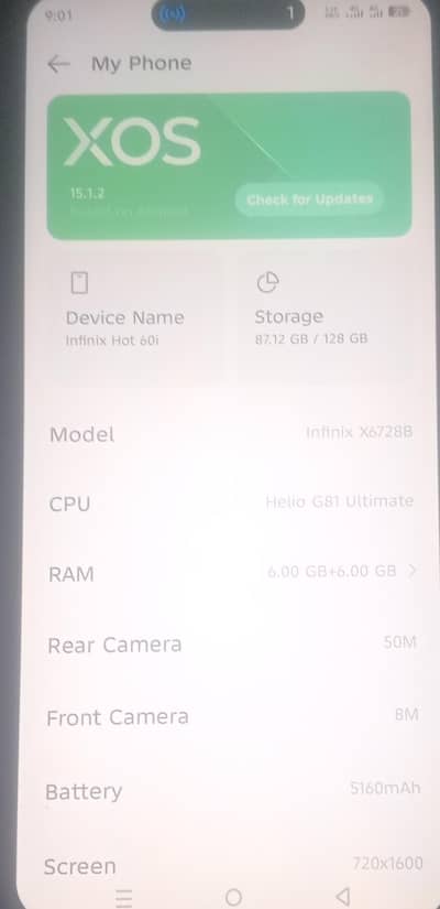 Infinix hot 60i