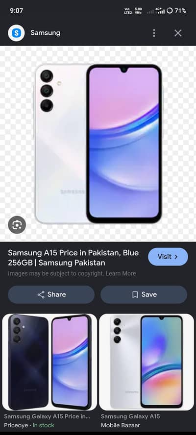 Samsung Mobile A15 5G