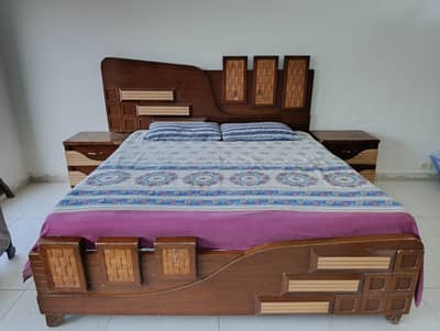 Pure wooden Bedroom set