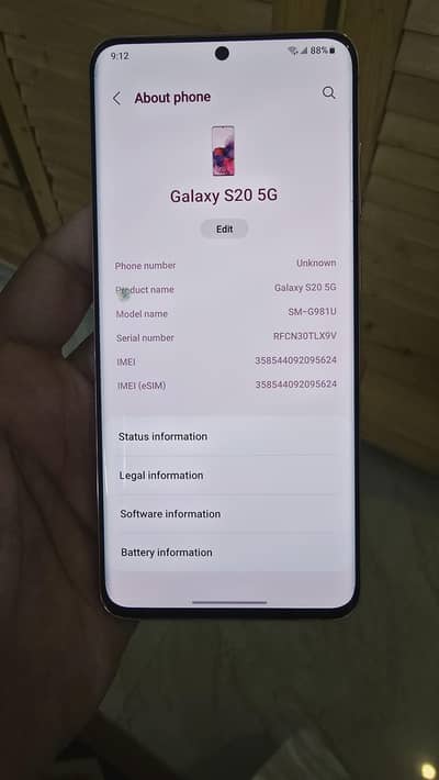 Samsung Galaxy S20