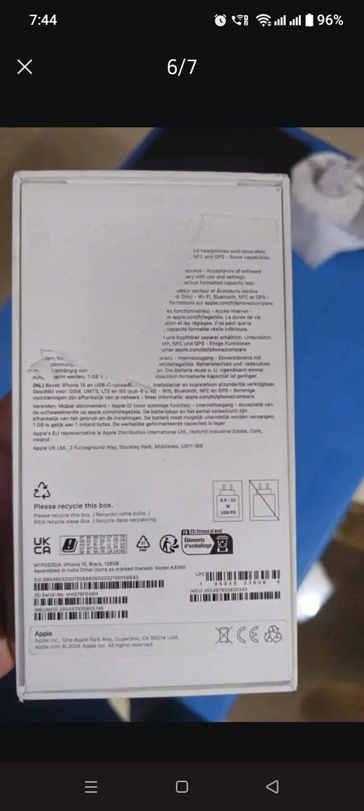 Apple iPhone 15 5