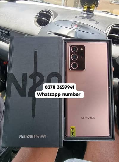 Samsung Mobile Note 20 Ultra pta approved contact WhatsApp