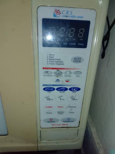 microwave oven.