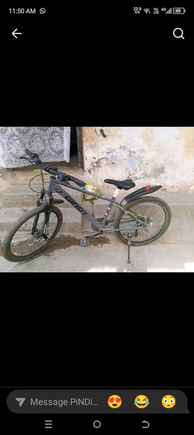 Best condition bicycle for sale best condition silver colour